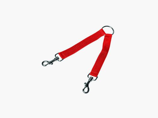 Accouple 2 chiens sangle orange Januel