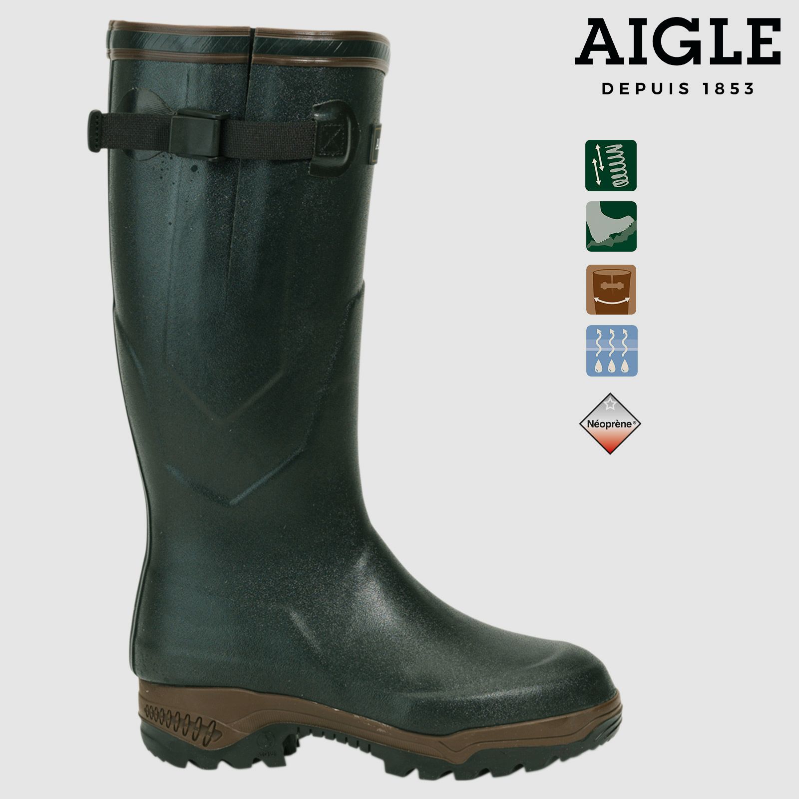 AIGLE PARCOURS® 2 Iso khaki