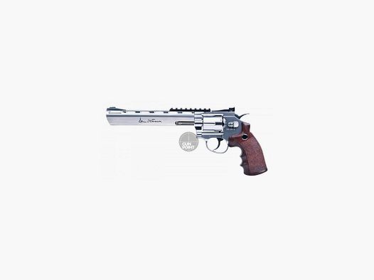 Luftpistole - Dan Wesson 8" Co2-System NBB Silber - Kal. 4,5 mm