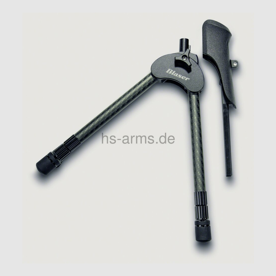 Blaser BiPod Carbon mit Vorderschaftabschluss für R8 Ultimate / Succes (Ø 19 / 22 mm)