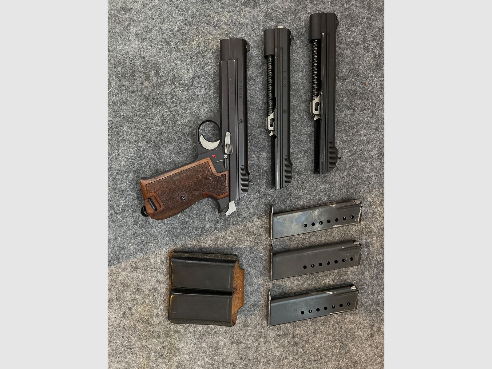 SIG Hämmerli P210 9mmvPara mit 2xWechselsystem 9mm „lang“ + 7,65 Para
