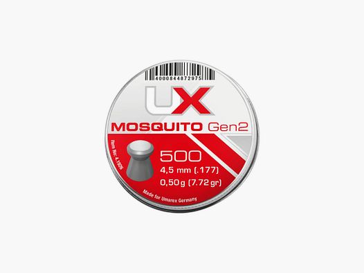 PLOMBS UMAREX MOSQUITO 4.5 GEN 2 0.50G X500