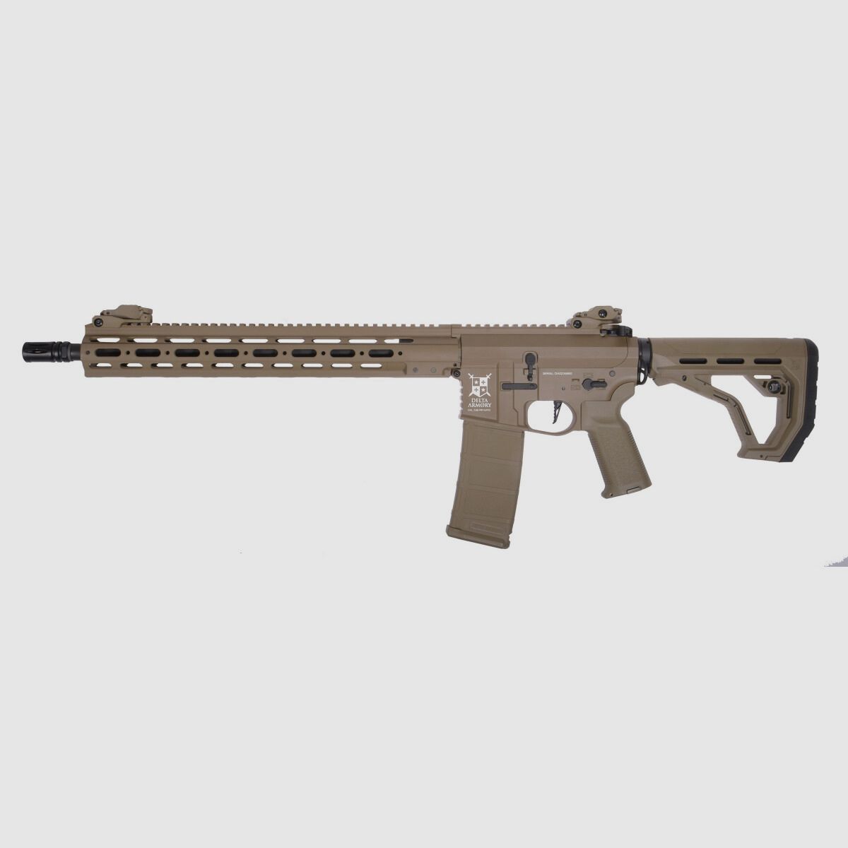 AR15 TEMPEST 2 ALPHA EAGLE ETU Tan S-AEG Softair Rifle Free from 18 Years | Delta Armory