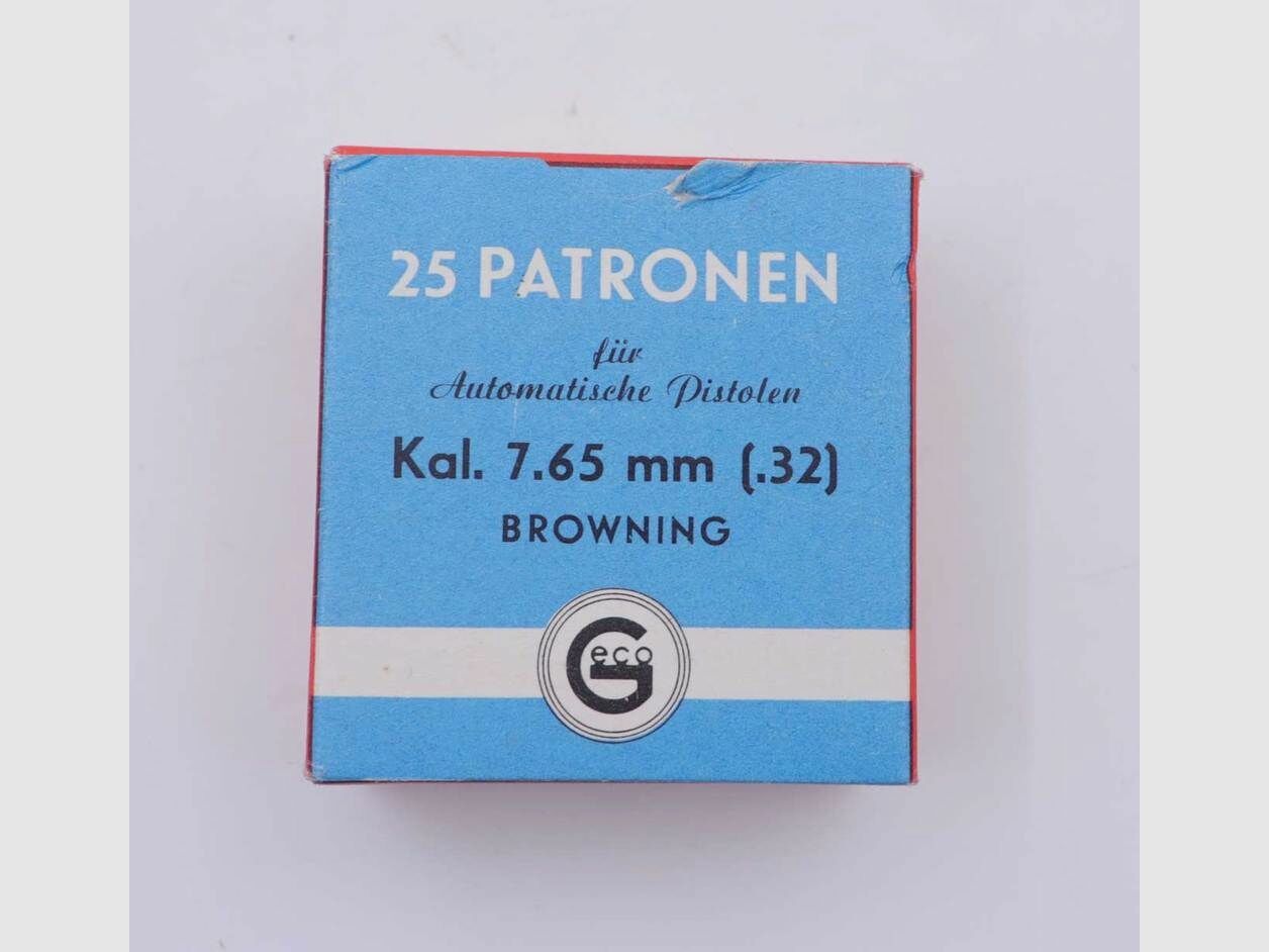 Geco - Fürth Pistol Ammunition 7.65mm Browning/.32ACP