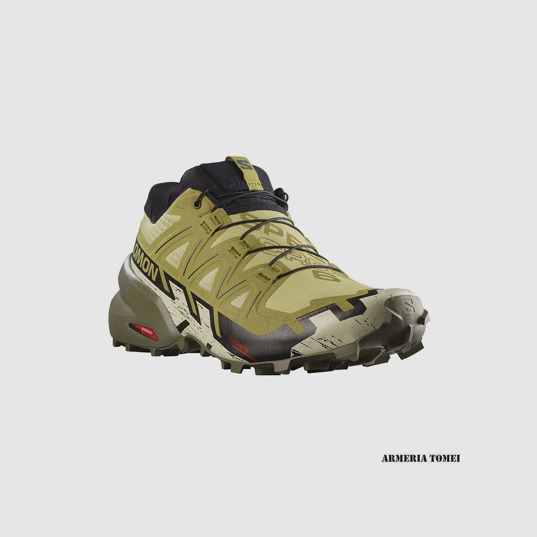 SALOMON – HERREN – SPEEDCROSS 6 Leek Green / Black / Bleached Sand, Bild 2 von 6