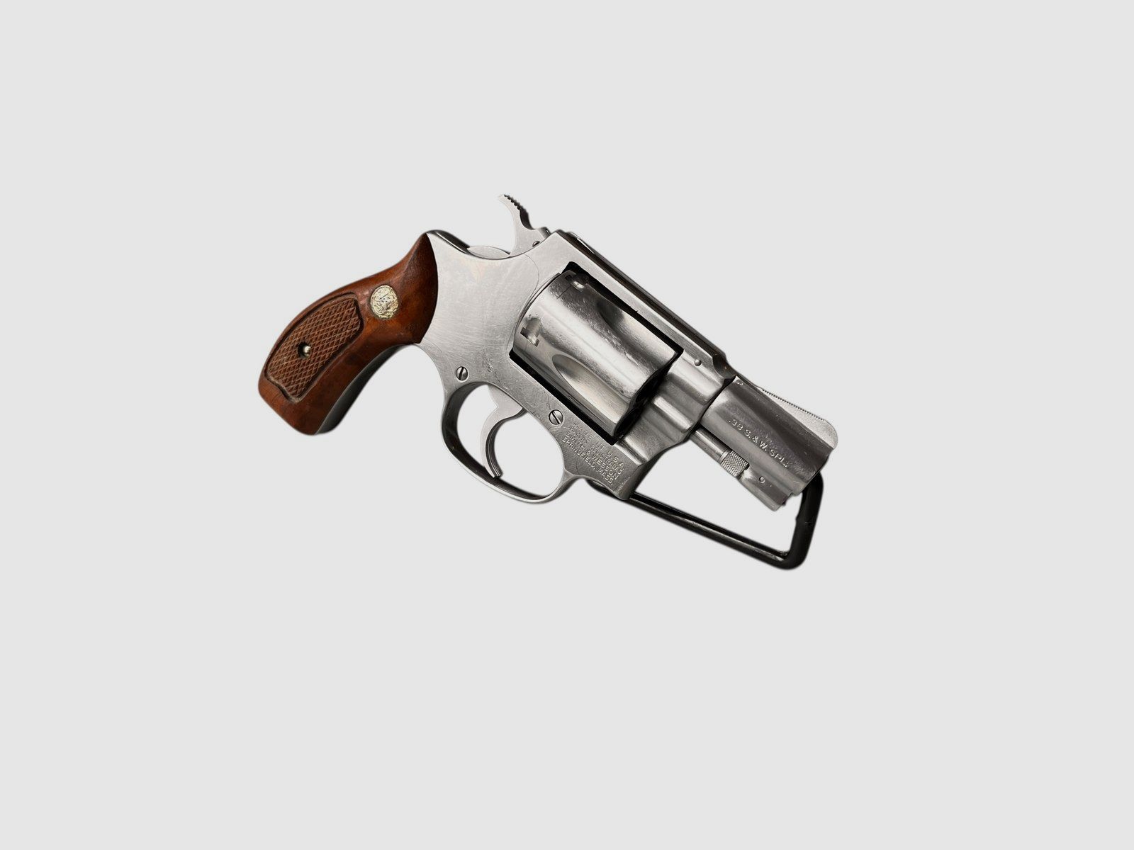 Edelstahlrevolver Smith & Wesson 60 Inox .38 Special, Bild 4 von 7