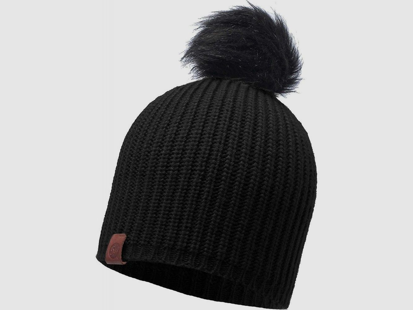 BUFF Strickmütze Adalwolf Black