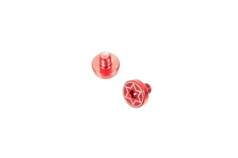 Juego de 2 tornillos para cachas de réplicas 1911 – rojo, imagen 2 de 4