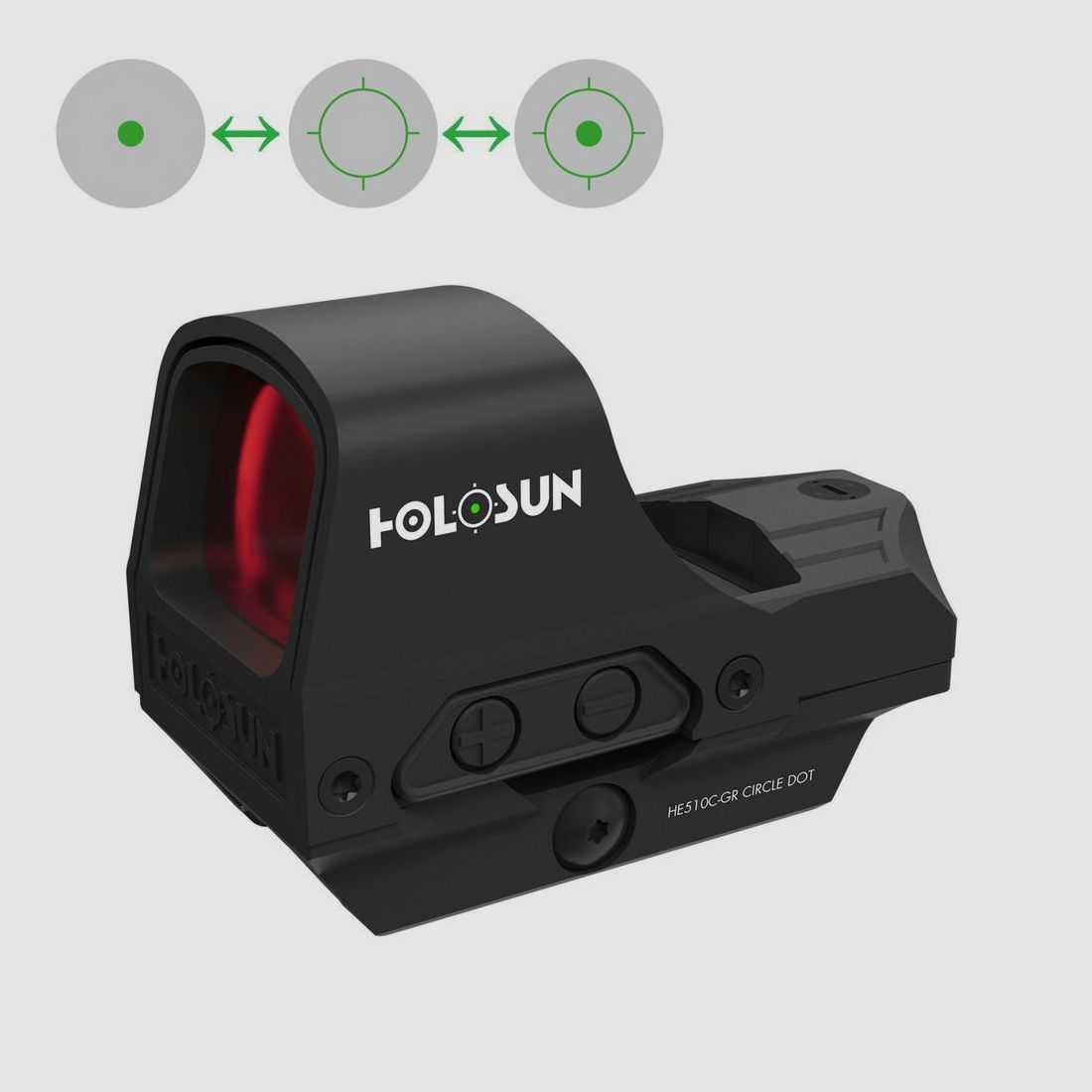 Holosun HE510C-GR 2MOA grünes Absehen