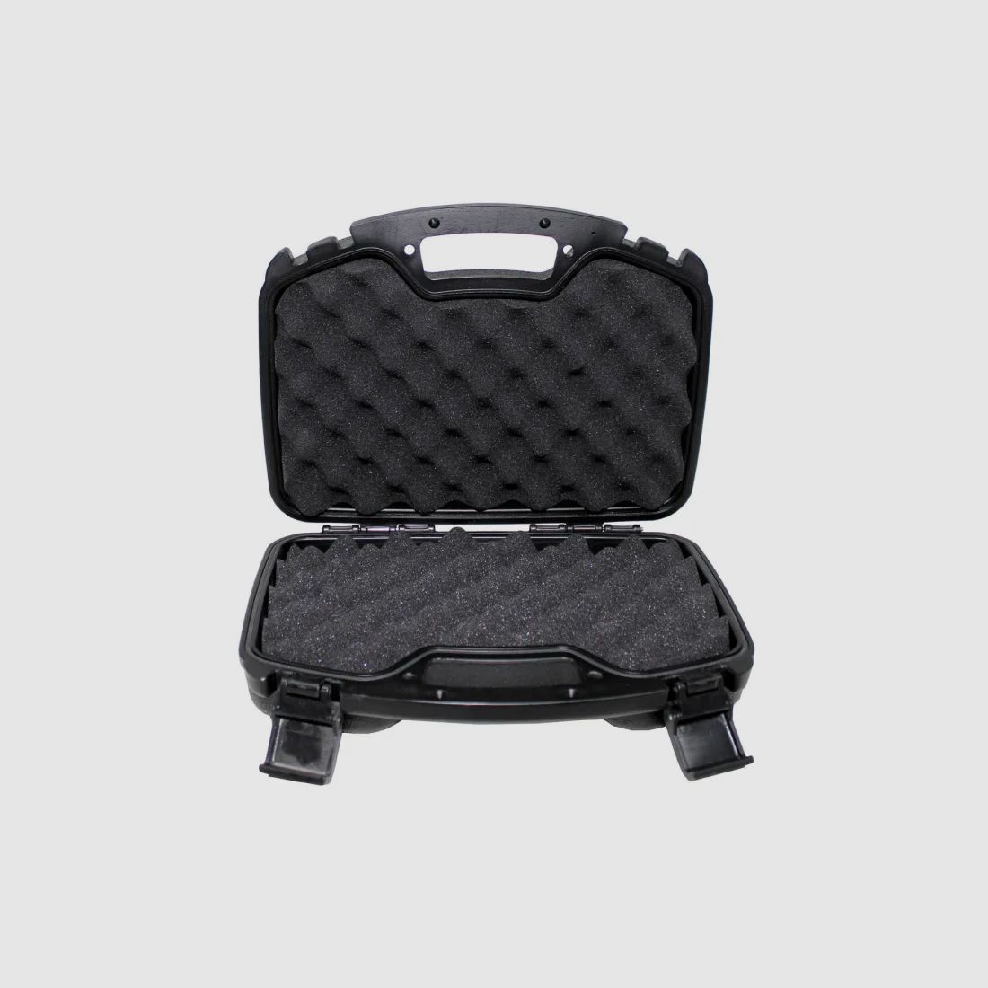 Pistolen-Koffer, Kunststoff, groß, abschließbar, Schwarz