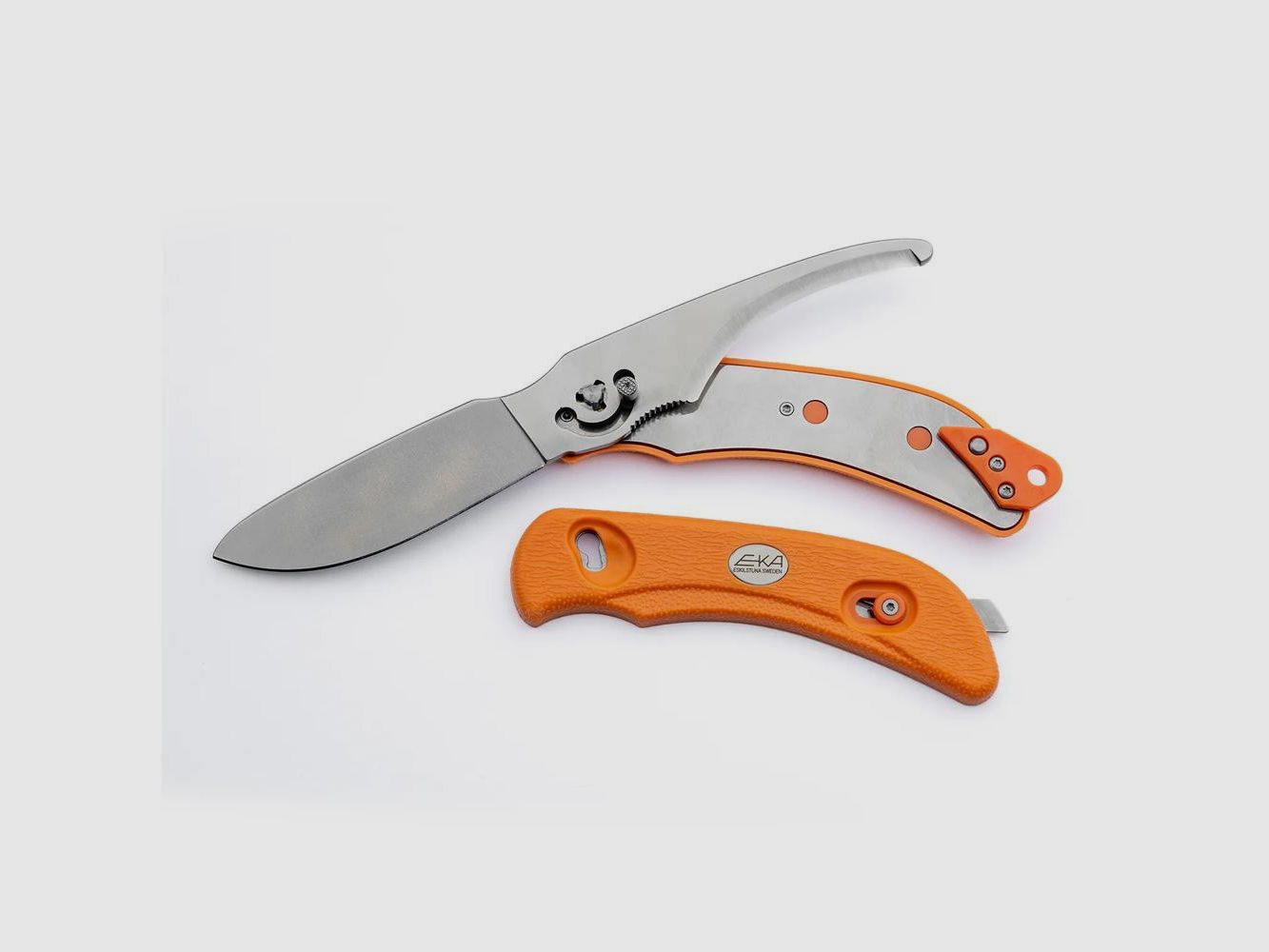 Cuchillo EKA SwedBlade G6 Naranja - Hoja Inox 84 mm - Mango Ergonómico - Robusto y Fácil de Limpiar, imagen 5 de 5