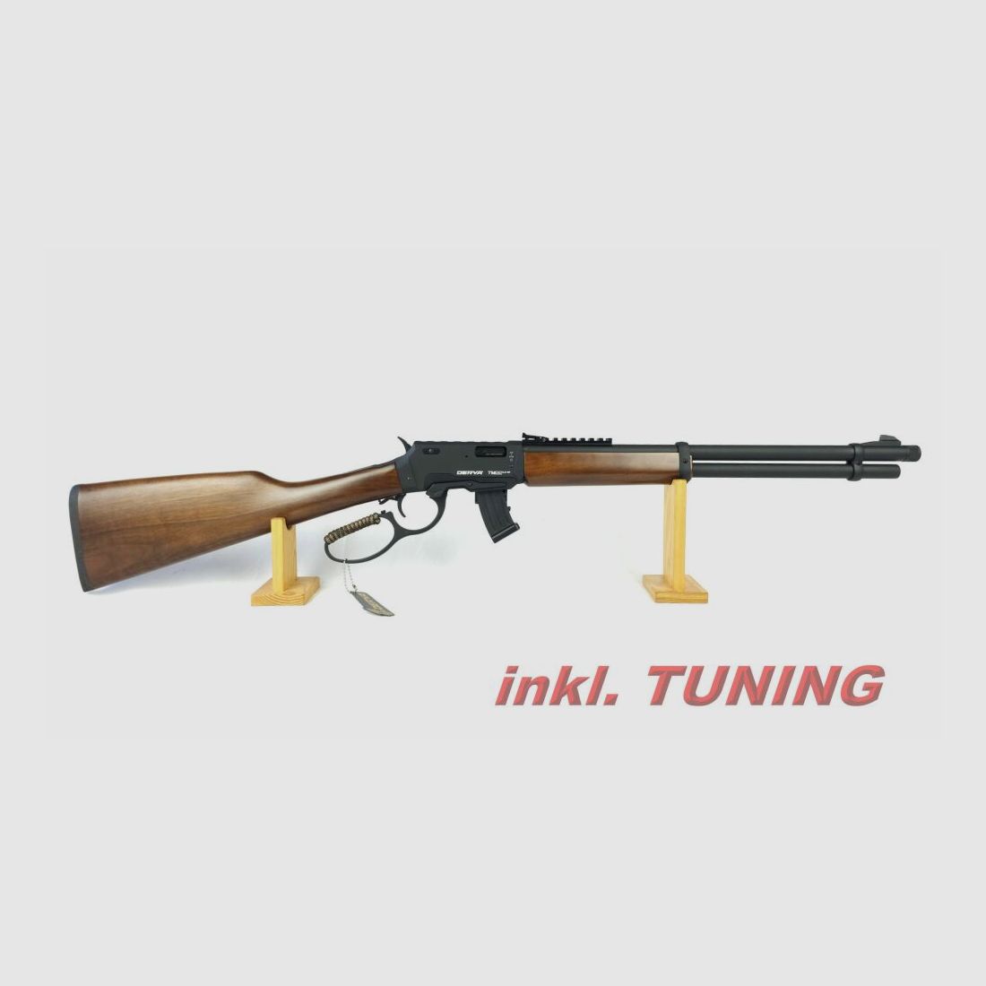 Derya KK karabinek z podwójnym dźwignią Mod. TM22 LA18 Wood + TUNING!, zdjęcie 2 z 2