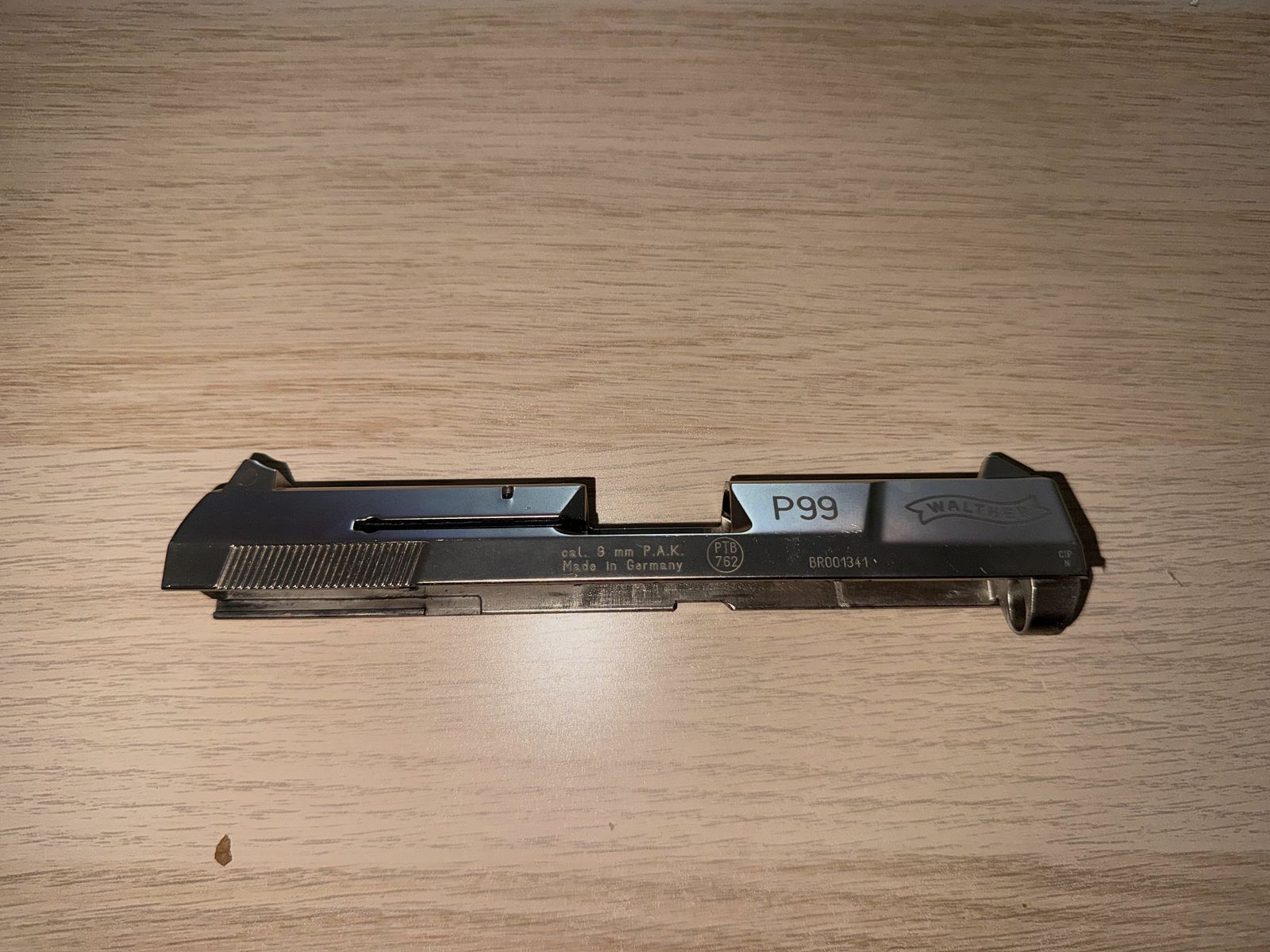 Walther P99 blank 9 mm P.A.K. – níquel – incl. 3 magazines
