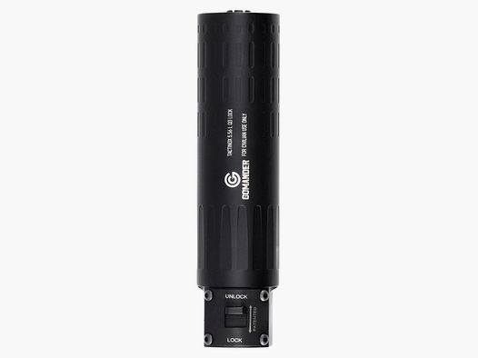 Gomander – Schalldämpfer Tactinox 5,56 L QD Lock – Gewinde M26x1,5 – schwarz – TB0.9650