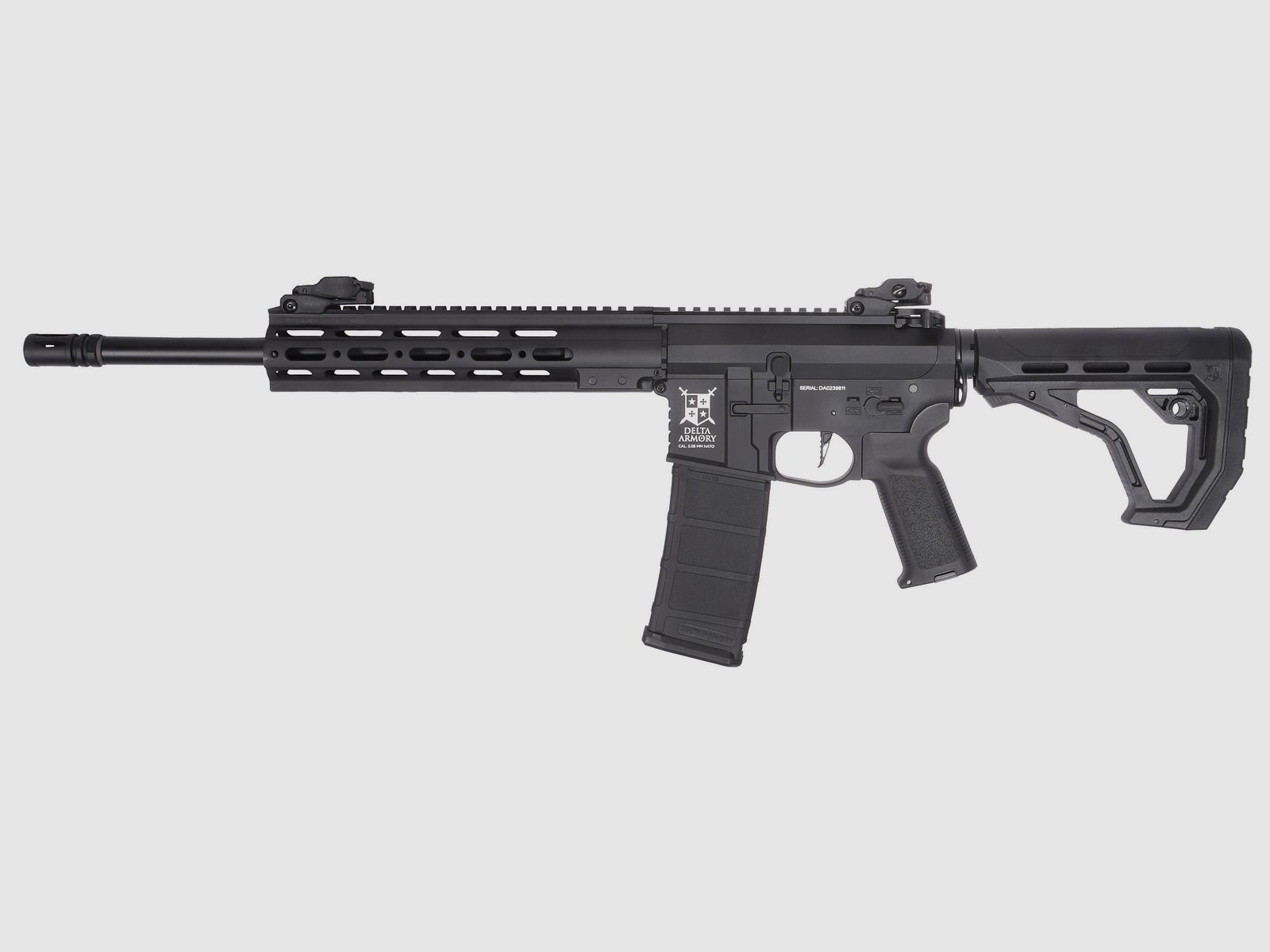 AR15 TEMPEST 1 ALPHA EAGLE ETU Schwarz AEG Softair Gewehr max. 0,5J | Delta Armory