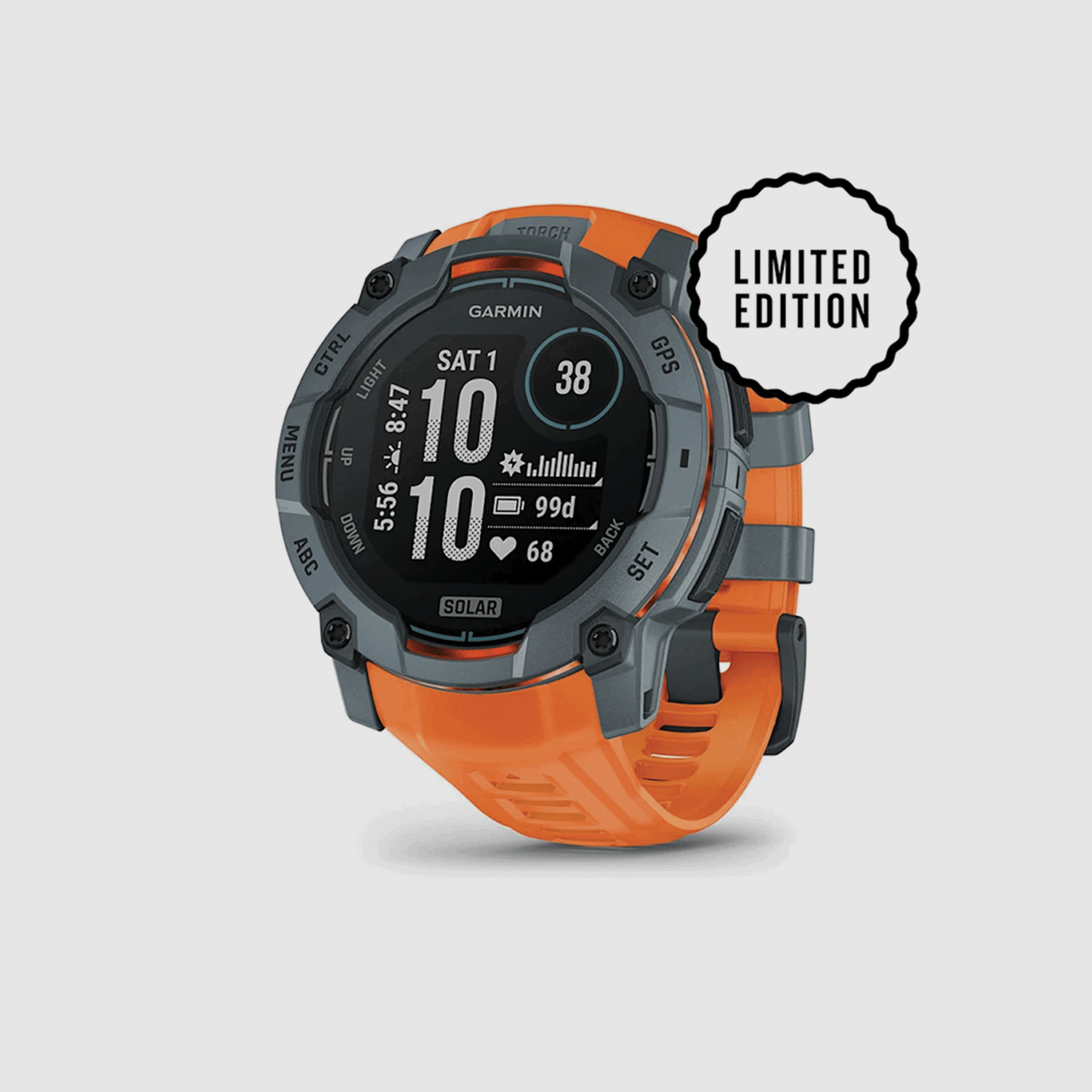 UHR – GARMIN – INSTINCT® 3 | 50MM | SOLAR | Twilight mit Silikonarmband Solstice, Bild 1 von 19