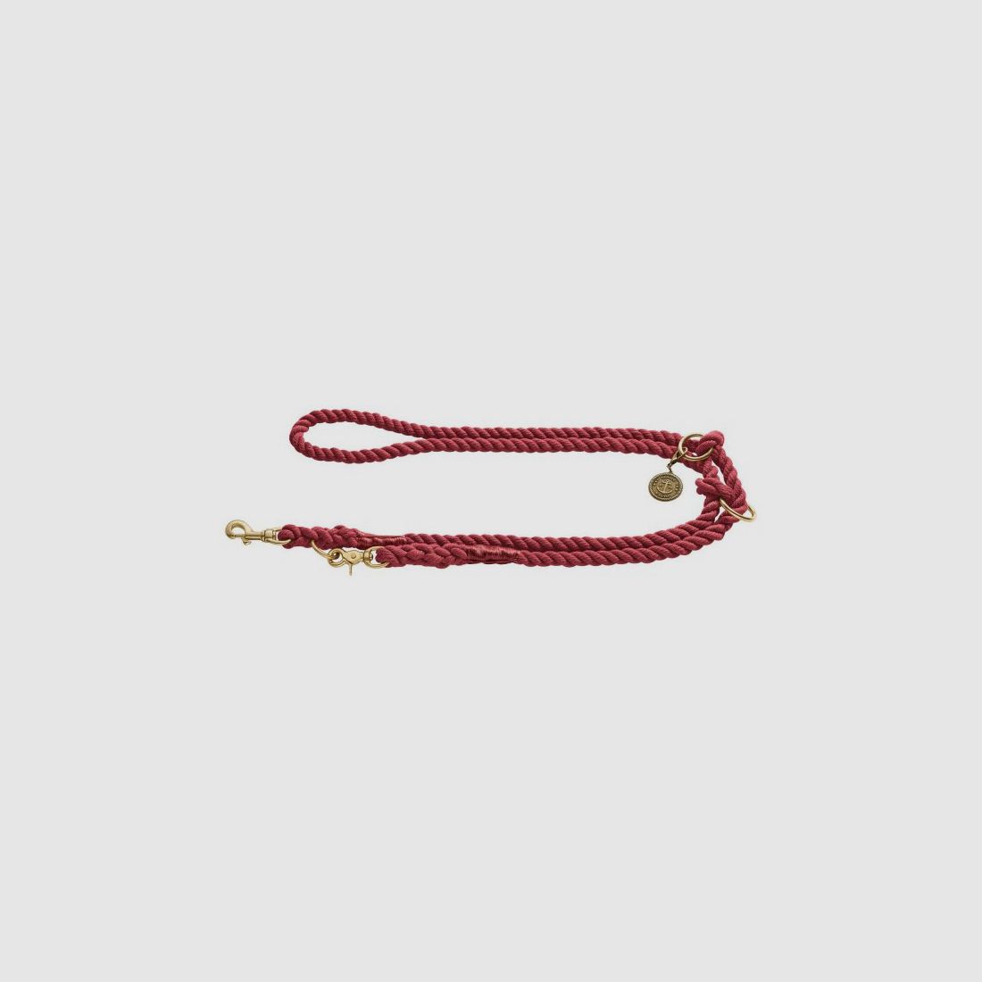 Hunter Verstellbare Führleine List Bordeaux Länge max. 200 cm | Durchmesser 1,2 cm