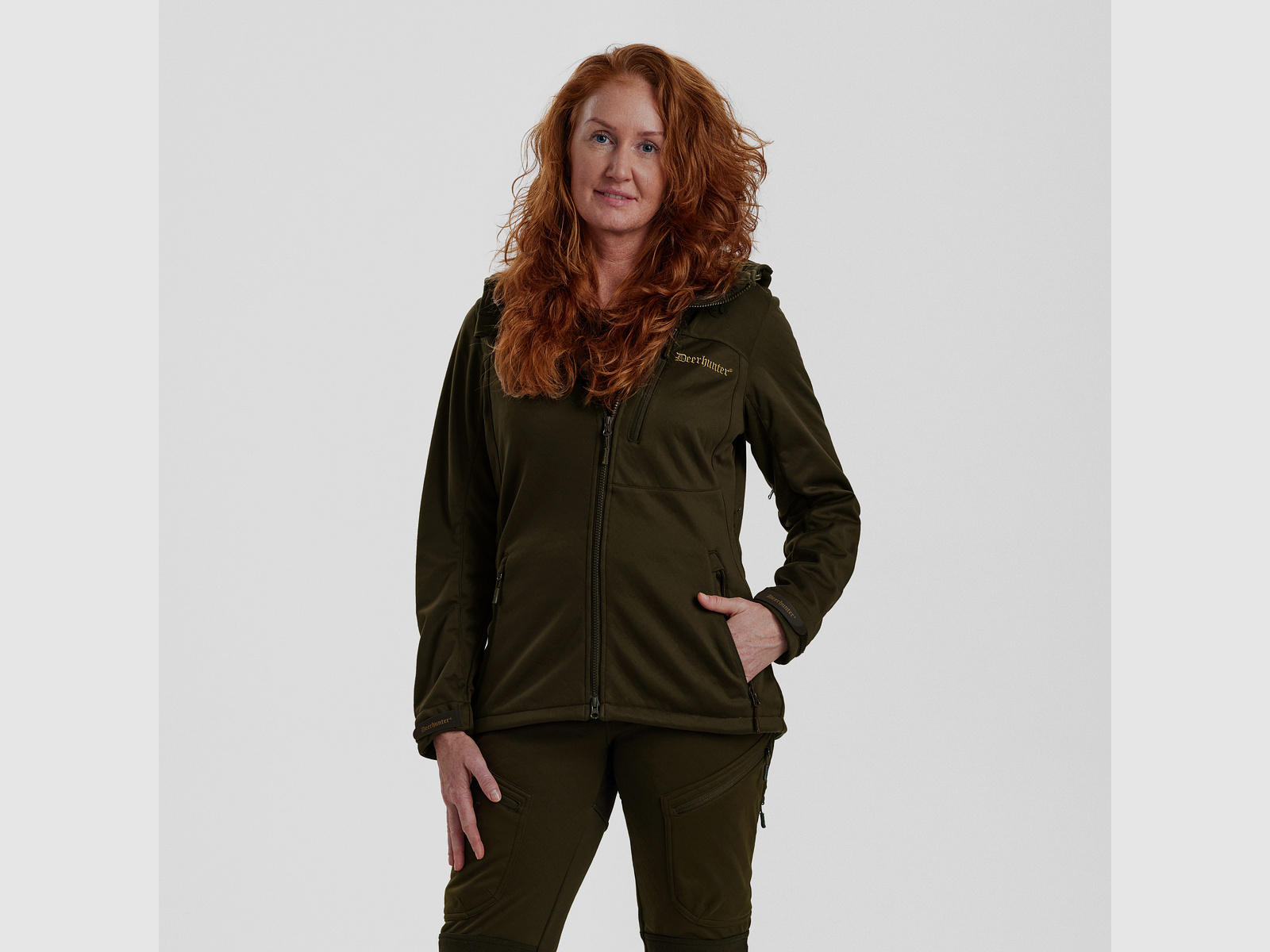 Lady Excape Softshell Jacke - Art Green – Kleidergröße Damen: 38
