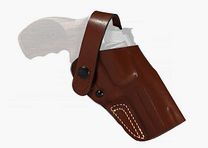 FALCO Revolver-Gürtelholster, Leder braun