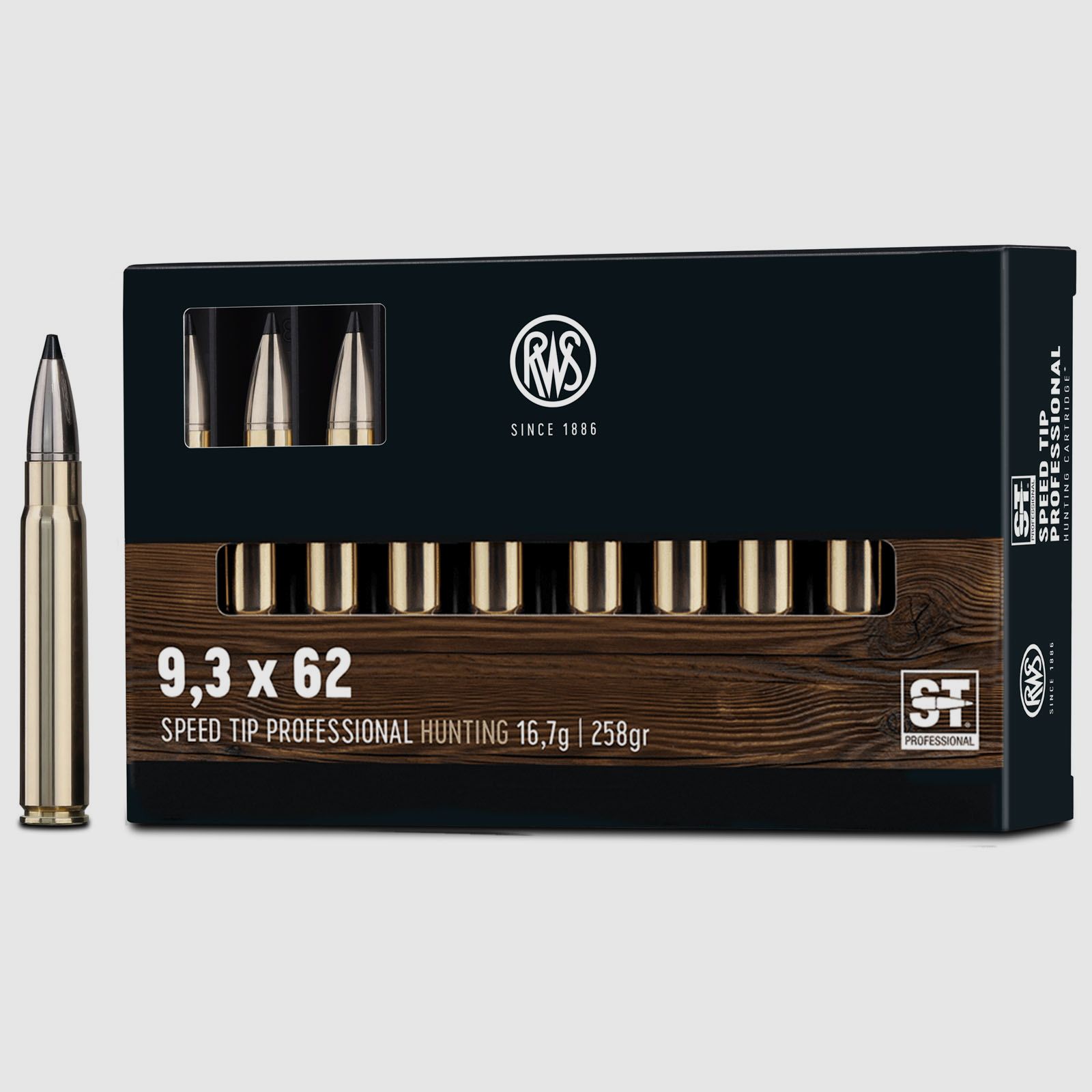 RWS 9,3x62 Speed Tip Pro 16,7g - 258gr