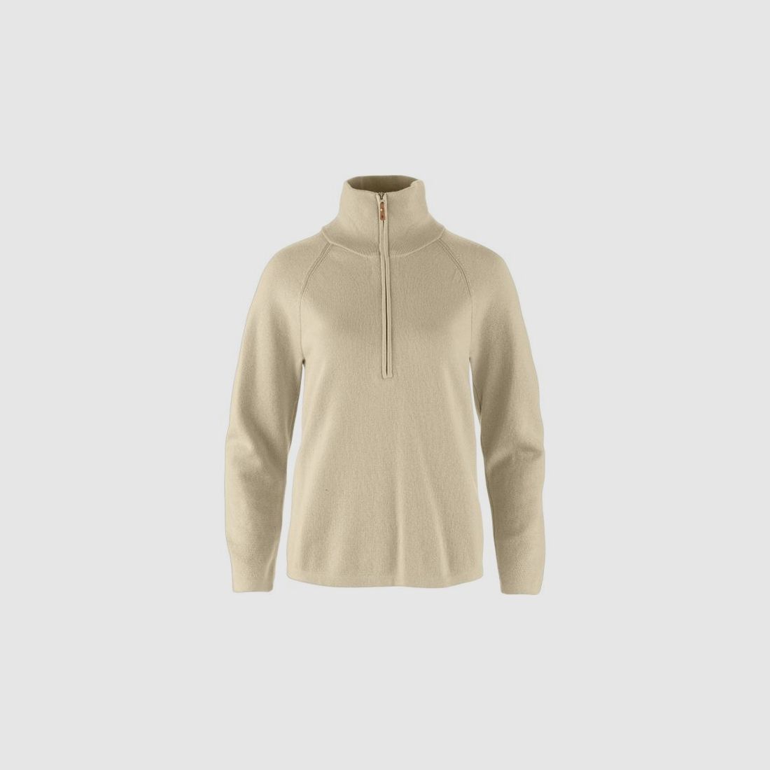 Fjällräven Övik Lite Half Zip W Light Beige, billede 1 af 7