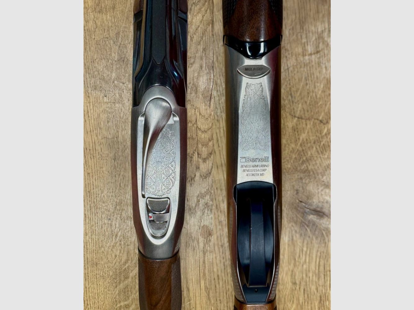 Benelli 828 U Silver