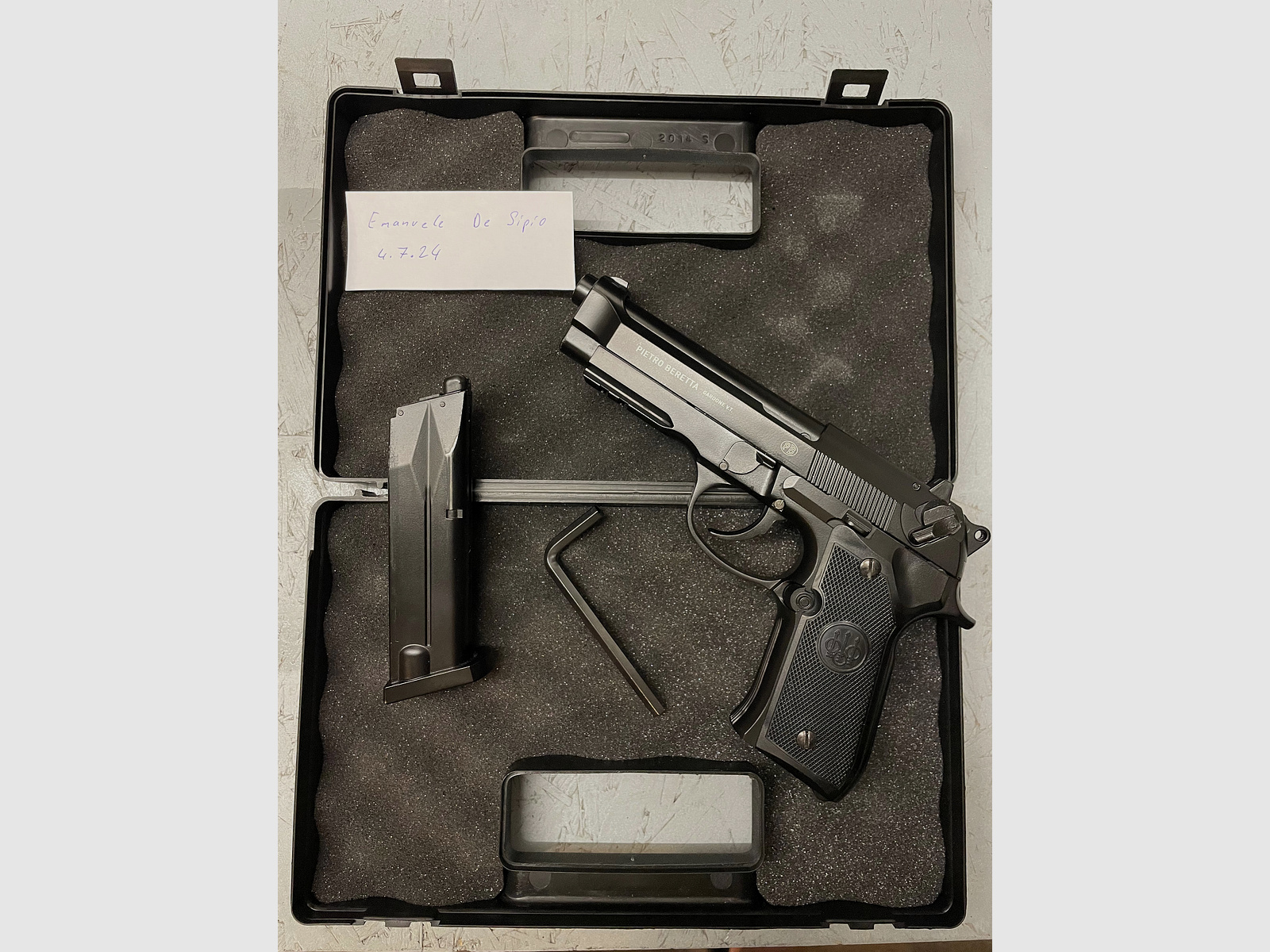 Beretta 92A1 mit Blowback 4,5mm Stell BB`s