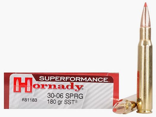 Hornady Superformance .30-06 Sprg. 180GR SST 20 cartouches