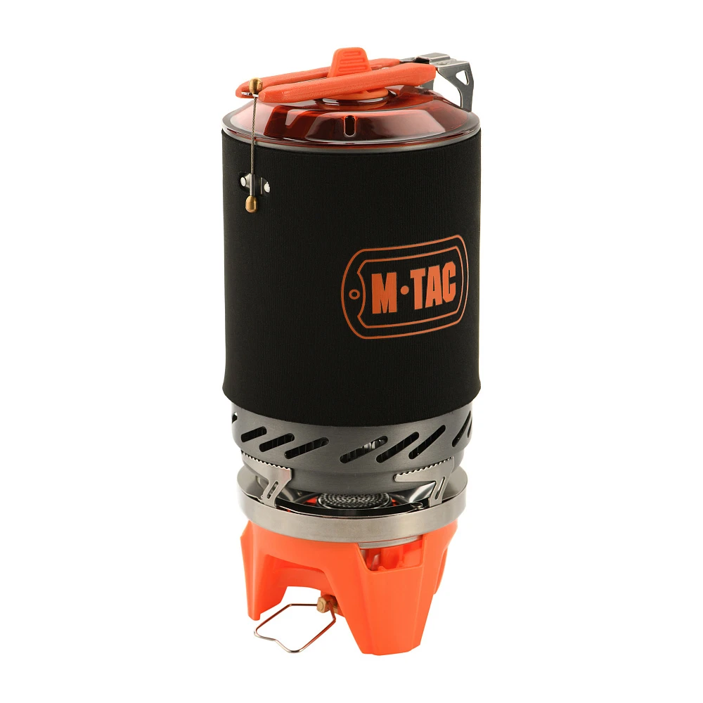 Campingkooktoestel, kookset M-Tac 1L black