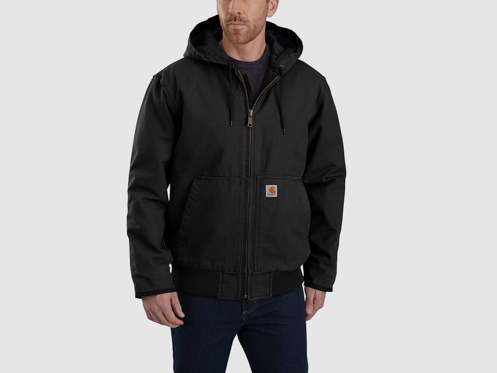 Carhartt Duck Active Jacket Men Black L