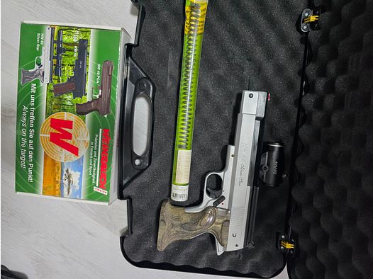 Weihrauch HW45 Silverster, Howke Red Dot, Exportfeder und Koffer ! ! und Koffer