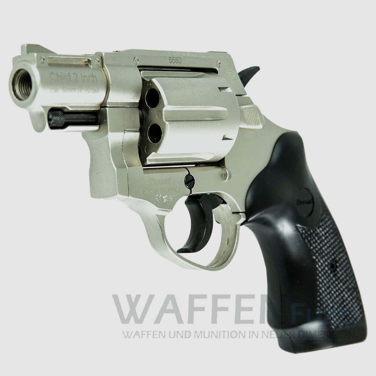Record Chief 2 inch blank firing gun nickel