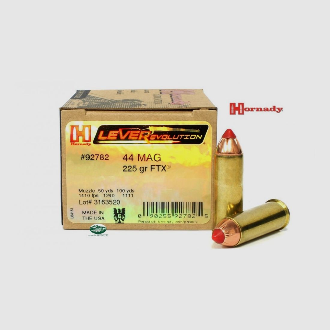 HORNADY Munition Kal.44 Mag 225gr FTX-LEVEREVOLUTION 92782