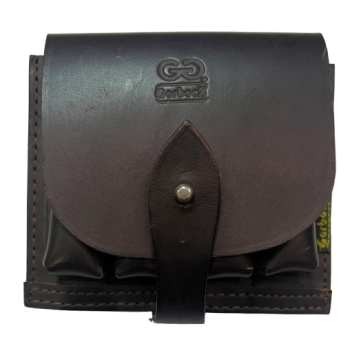 Leather shotshell pouch