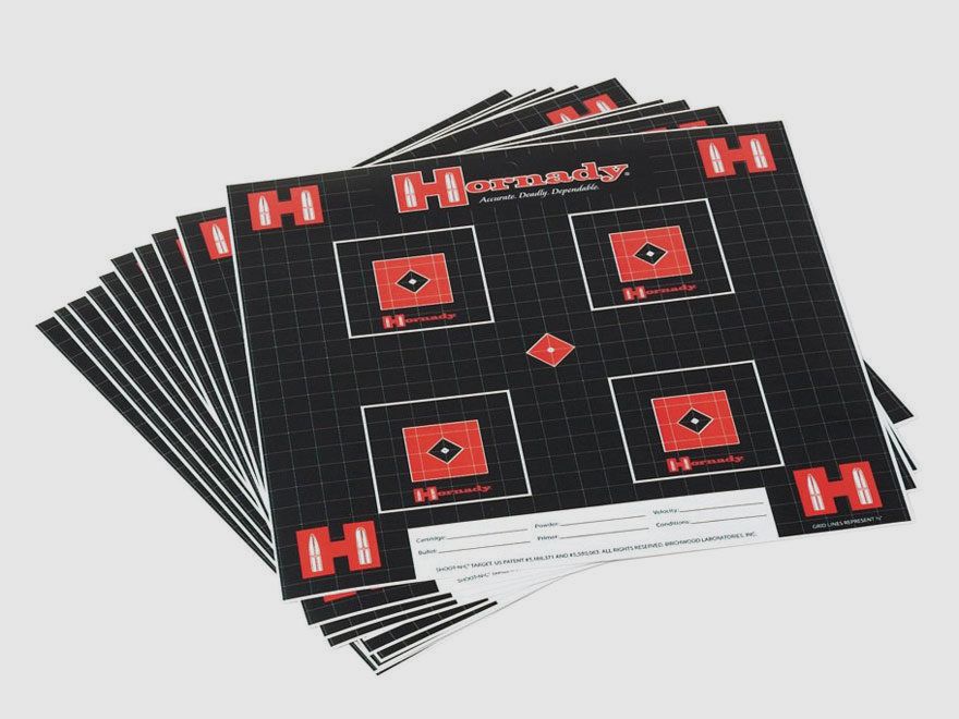 Hornady Lock-N-Load Schießscheiben 12"x12" / 30,48x30,48cm 100 Stück
