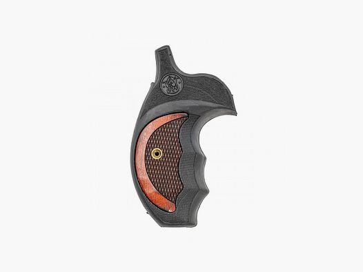 S&W K/L RUND FALCONIA SUPER ROSEWOOD CHECKERED INSERT