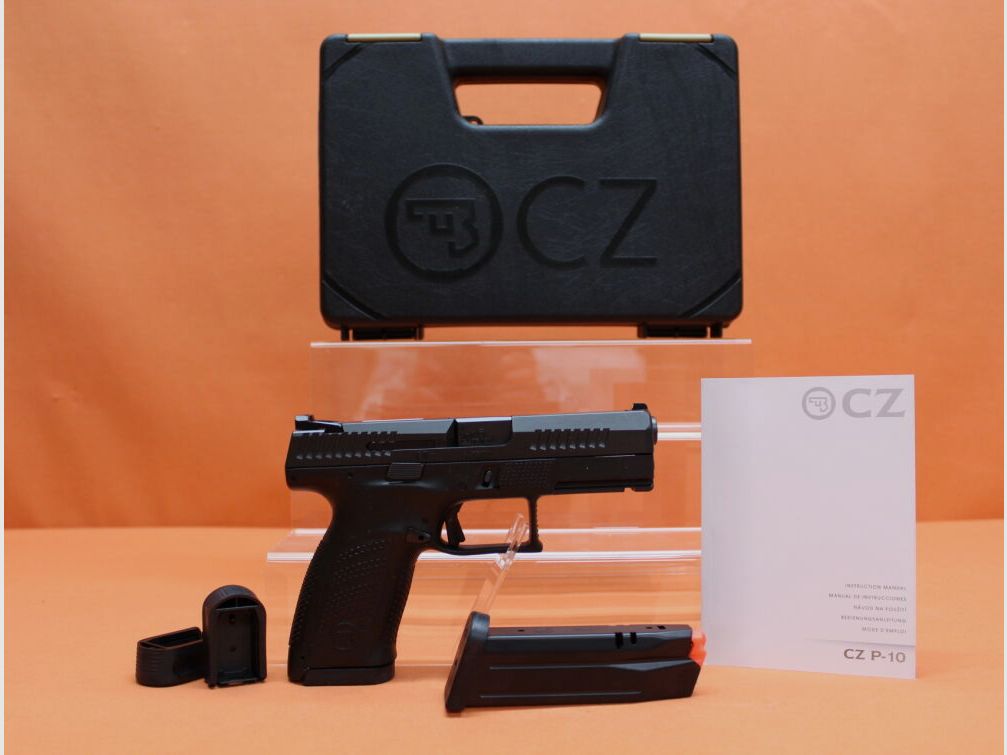 CZUB Ha.Pistole 9mmLuger CZUB CZ P-10 C 102mm Lauf/ Polymer-Griffstück/ Reservemagazin (9mmPara/9x19)