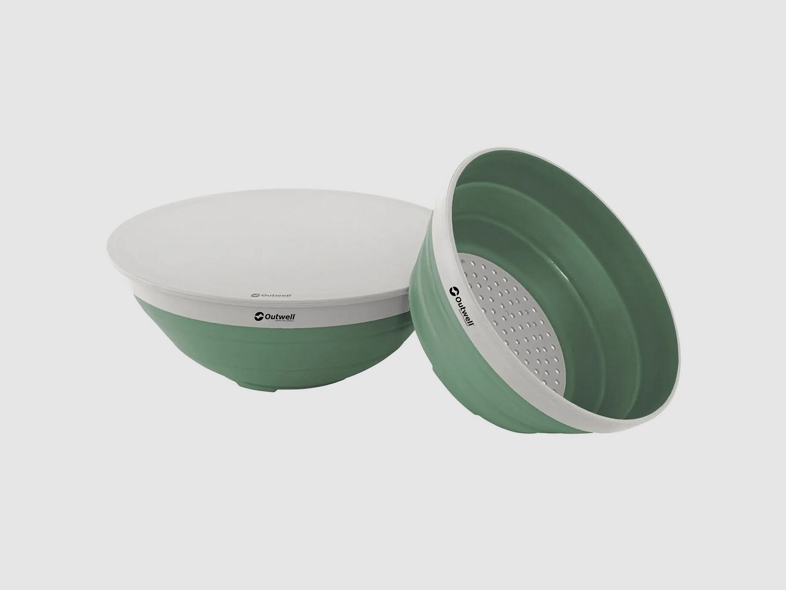 Set di Ciotola e Colino Pieghevole, Verde Scuro, immagine 4 di 15