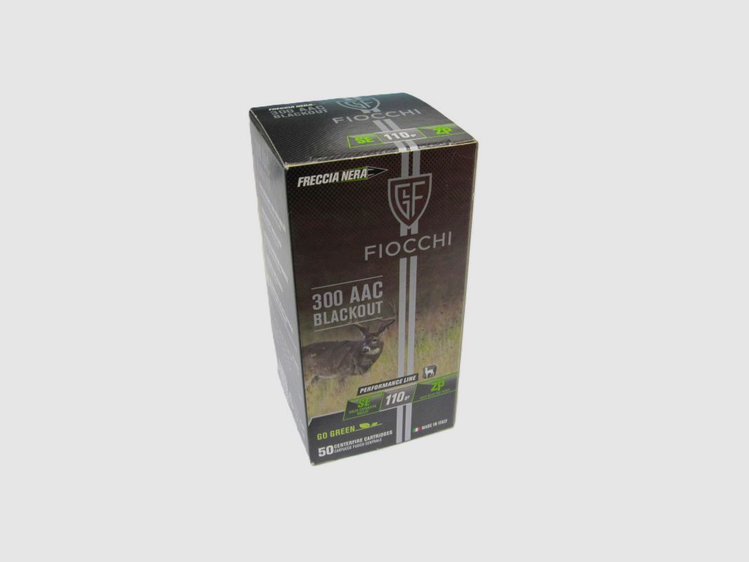 FIOCCHI CARTRIDGES 300 AAC 110GR SE ZP, image 1 of 2