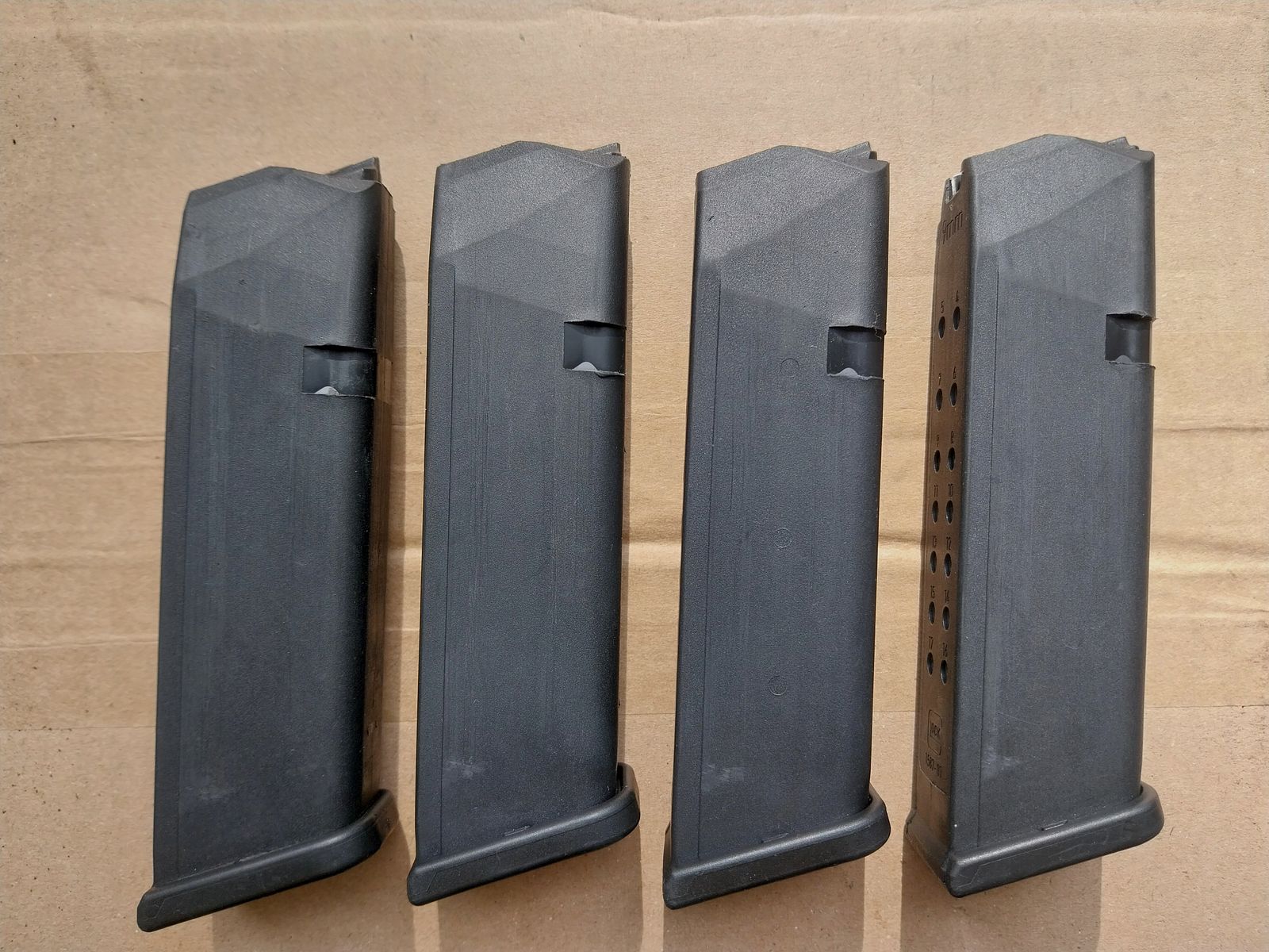 4x Magazin Glock 17 9x19 neue Generation