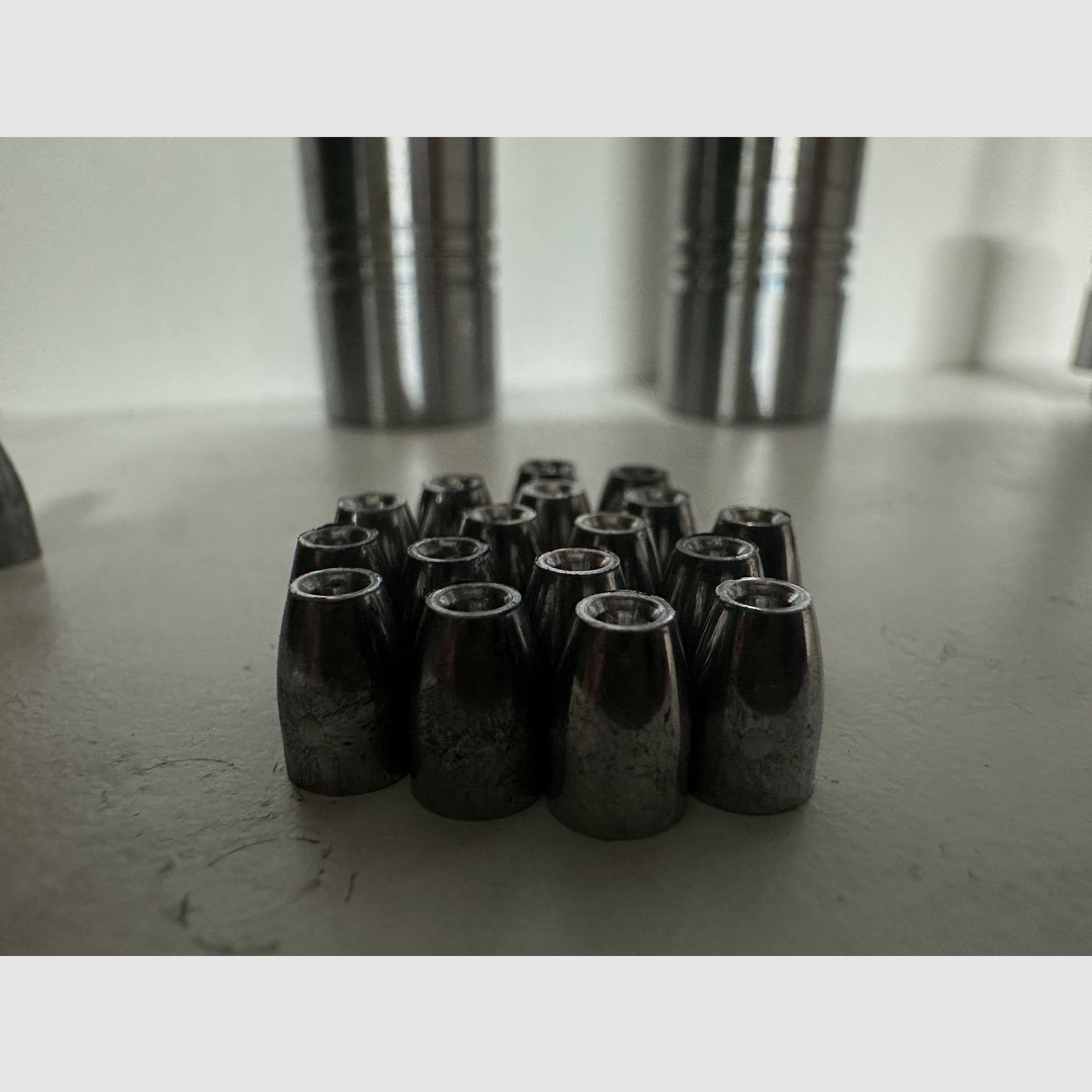 Presswerkzeug, Matritze cal. 22 Slug und Hybridslug, Gewichtsregulierung