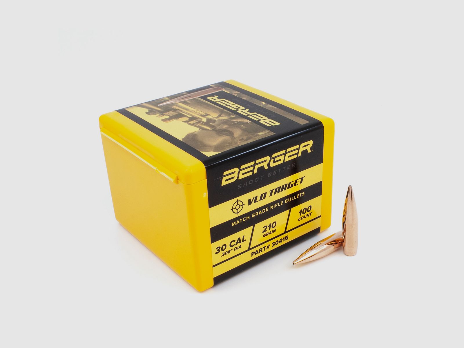 Proiettile Berger .30 VLD Target 210GR 100 Pezzi