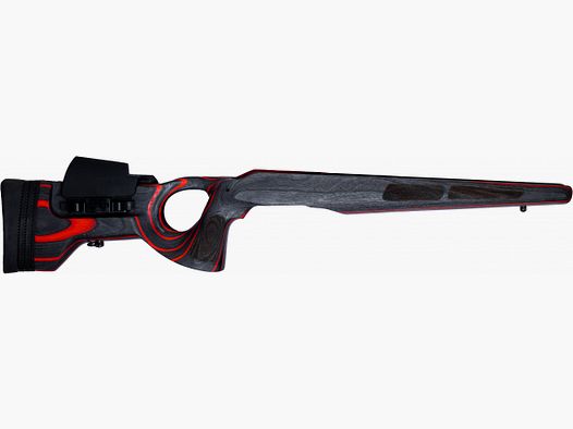KKC DuoGrip - Crosse de chasse - Couleur : noir/rouge