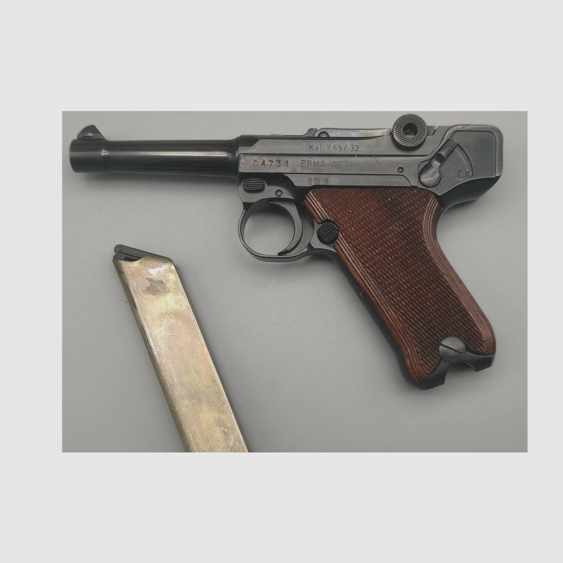 Erma KGP68 Miniatur P08 Kniegelenkpistole 7,65mmBrowning