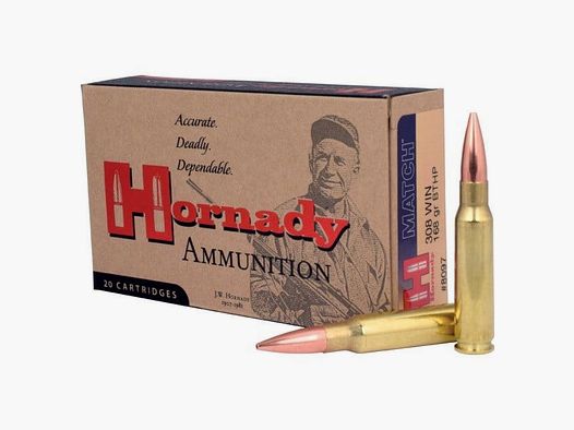 Hornady Match .308 Win. BTHP 168 gr. - 20 stuks.