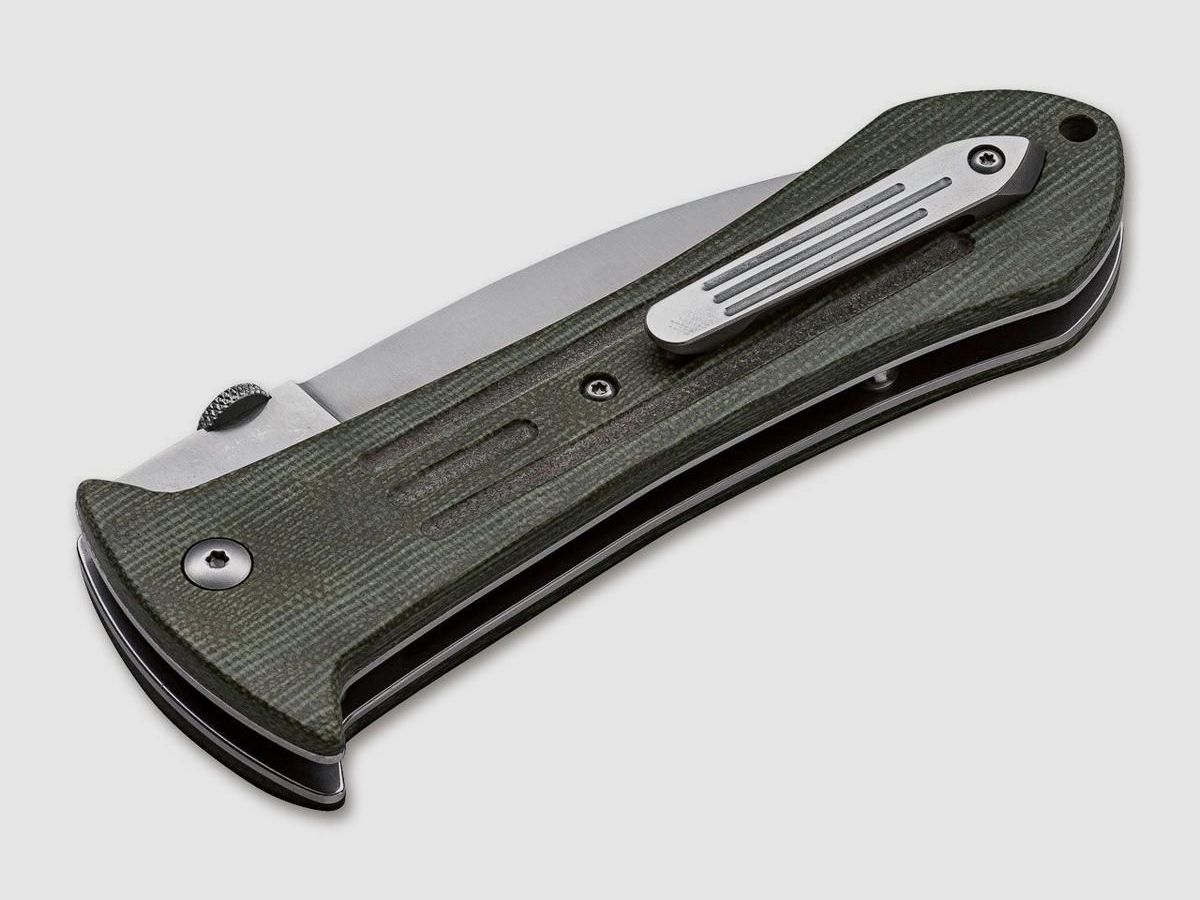 Böker Plus Pocket Smatchet Micarta Grün Taschenmesser, Bild 4 von 10
