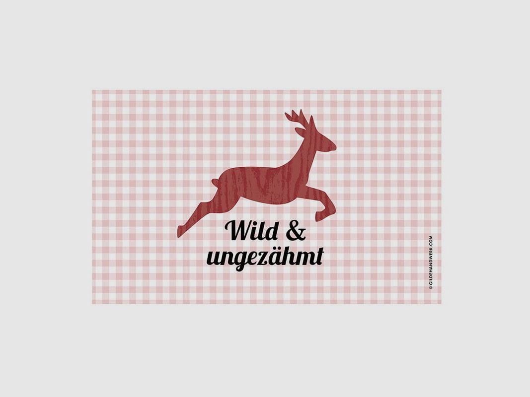 Gilde Brettchen Wild & ungezähmt