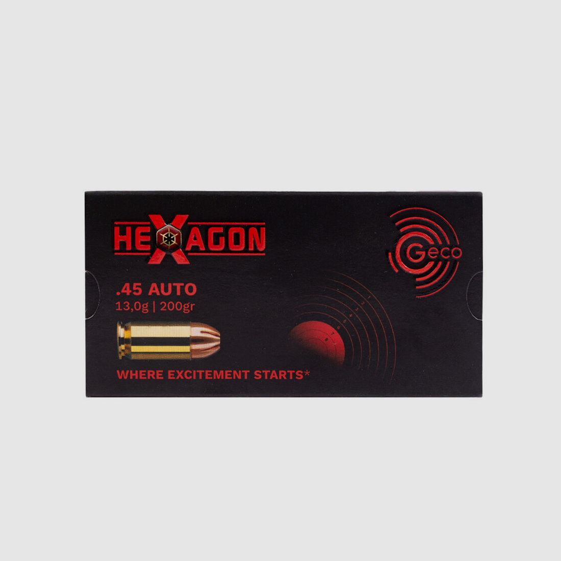 Geco Hexagon 200grs 50St .45ACP