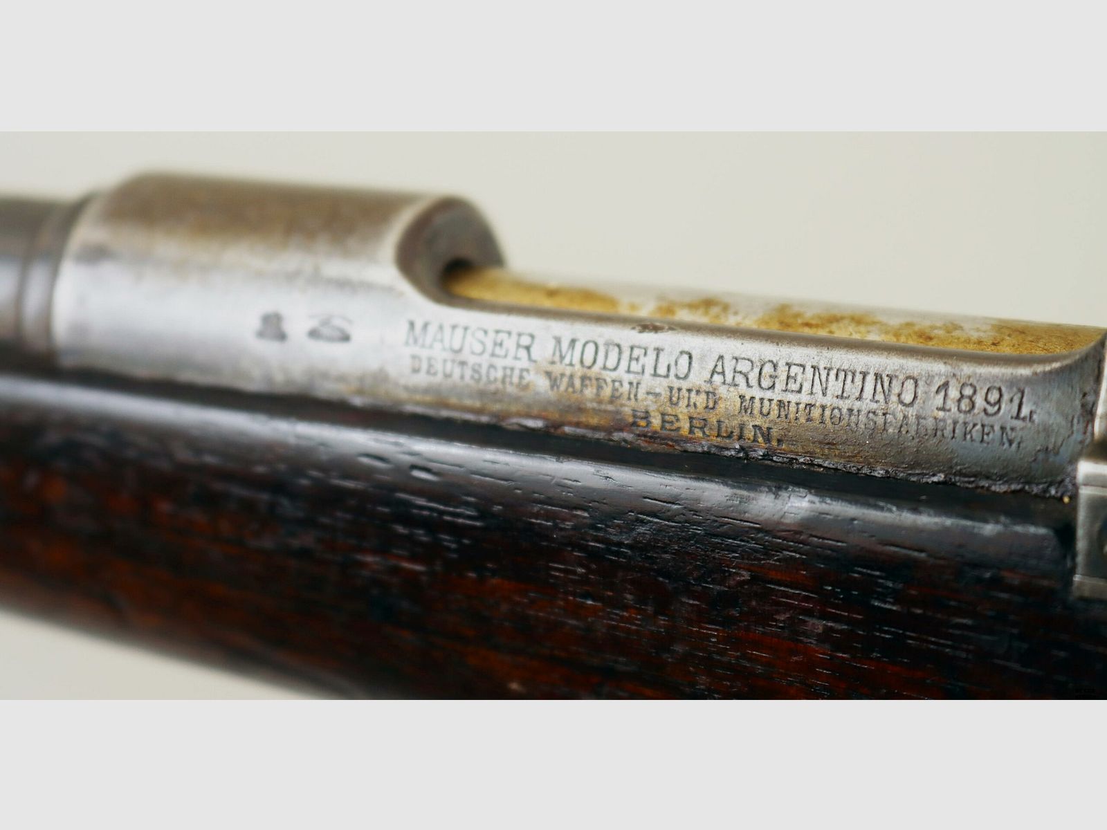Gewehr DWM mod. Mauser Modelo Argentino 1891 Kavallerie Kal. 7,65 Maus Seriennr. C5130, Bild 6 von 17