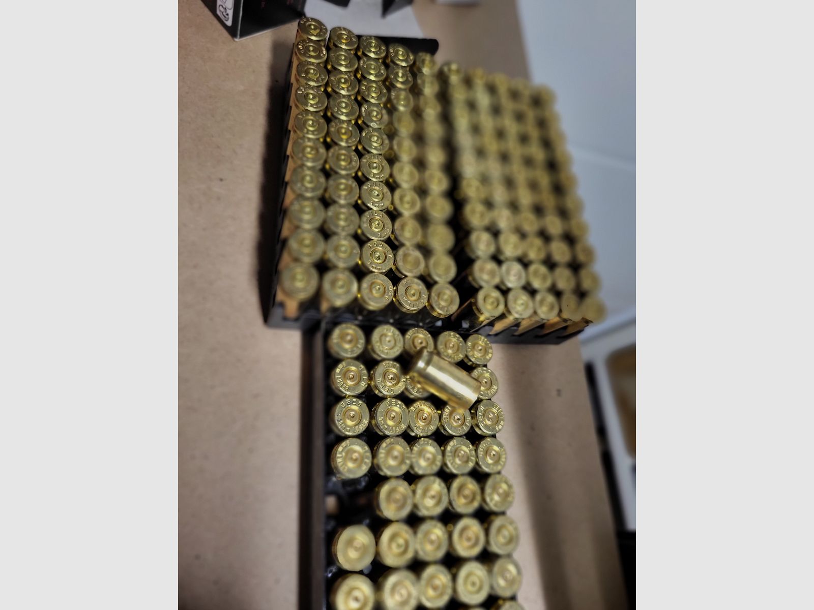 150 9mm Hülsen Leer Hülsen zum Wiederladen 